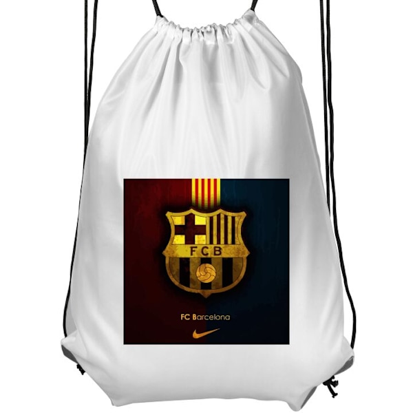 Jumppakassi | Kevyt Treenikassi Aikuisille FC Barcelona valkoinen Aikuinen