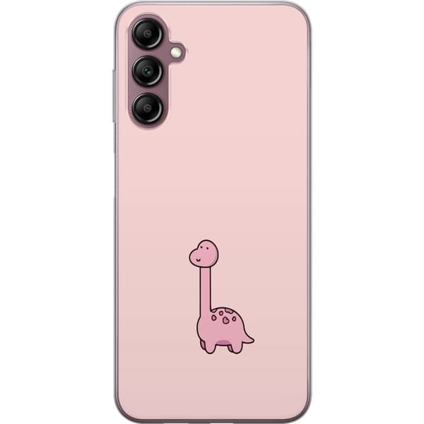 Kompatibelt Mobildeksel til Samsung Galaxy A14 5G Rosa dinosaur