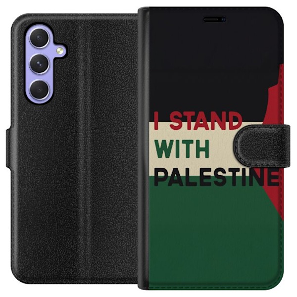 Samsung Galaxy A54 Plånboksfodral Stand with Palestine – so