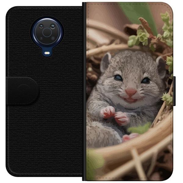 Nokia G20 Tegnebogsetui Rotte Smilende Dyremotiv By Motiv Urban Grafisk Design Populært Sjovt Motiv Kunstart Stil