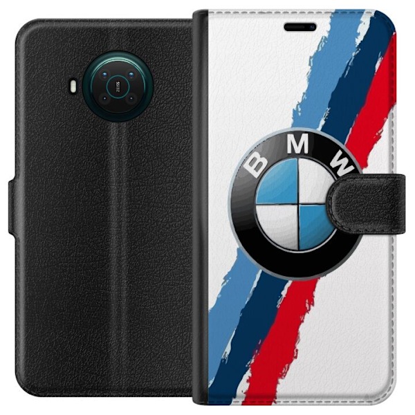 Nokia X10 Plånboksfodral BMW Ränder