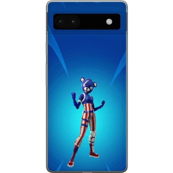 Google Pixel 6a Gennemsigtig cover Fortnite - Bamsen