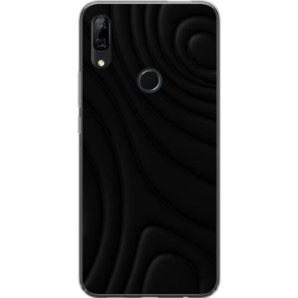 Kompatibelt Mobilskal till Huawei P Smart Z Black Waves