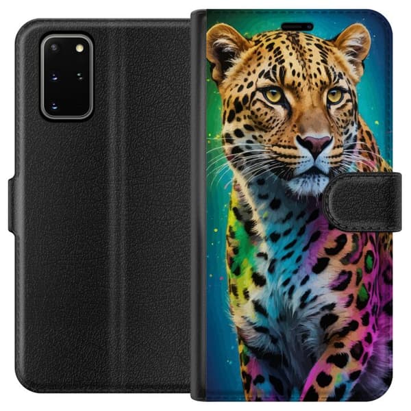 Yhteensopiva Lompakkokotelo Samsung Galaxy S20+ Leopard