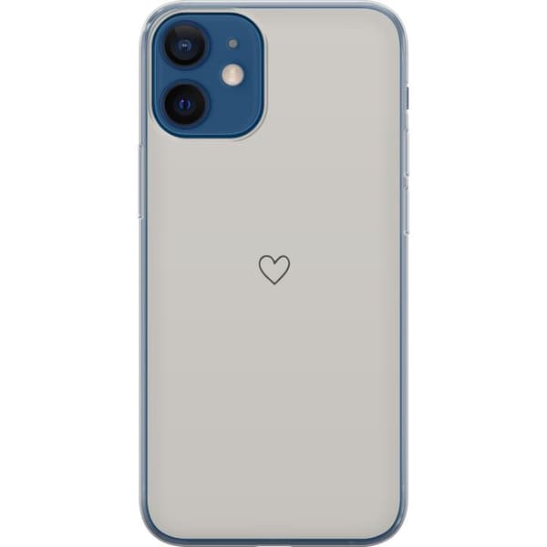 Kompatibelt Mobilskal till Apple iPhone 12 mini Hjärta