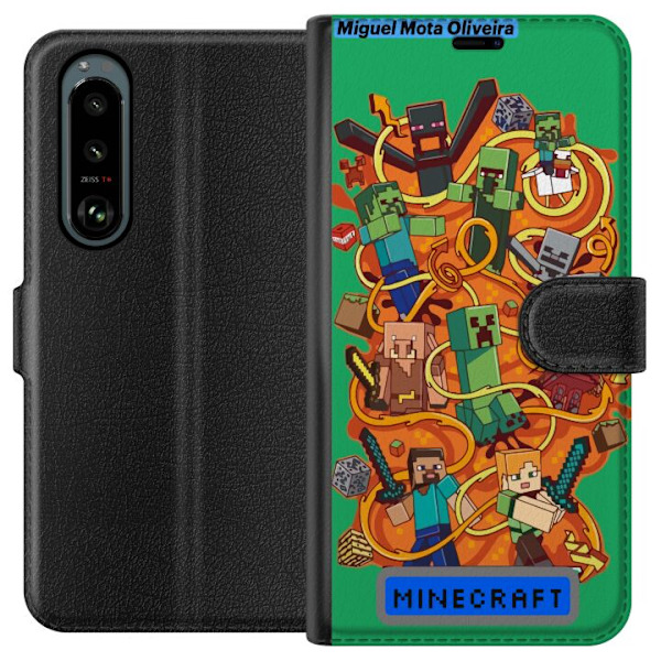 Sony Xperia 5 III Plånboksfodral Minecraft