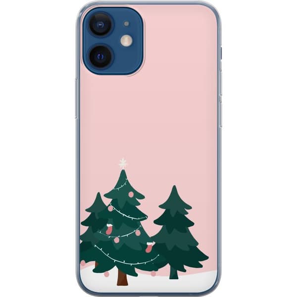 Kompatibelt Mobilskal till Apple iPhone 12 Granar God Jul