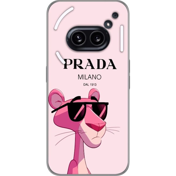 Nothing Phone (2a) Genomskinligt Skal Prada Rosa Pantern