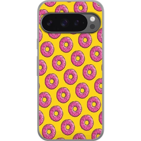 Google Pixel 9 Pro XL Gjennomsiktig deksel Simpsons Donut