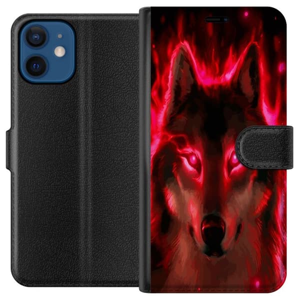 Kompatibelt Plånboksfodral till Apple iPhone 12 mini Varg