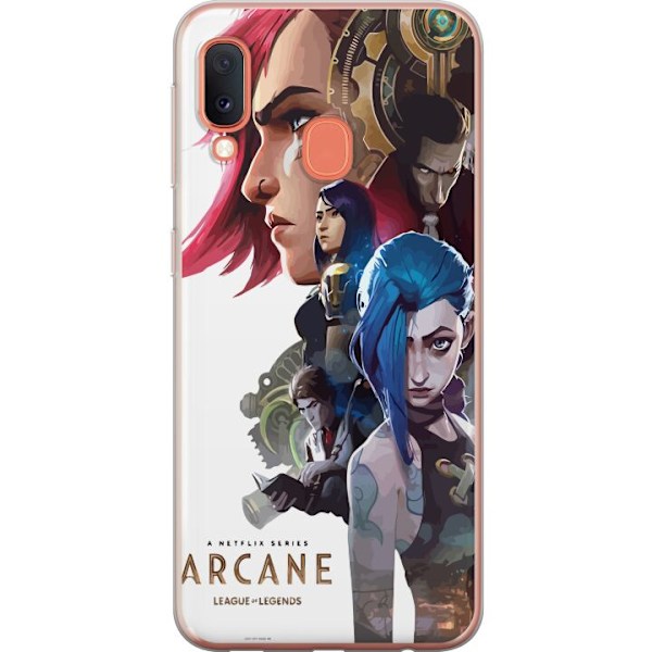 Samsung Galaxy A20e Genomskinligt Skal Arcane, League of Legen