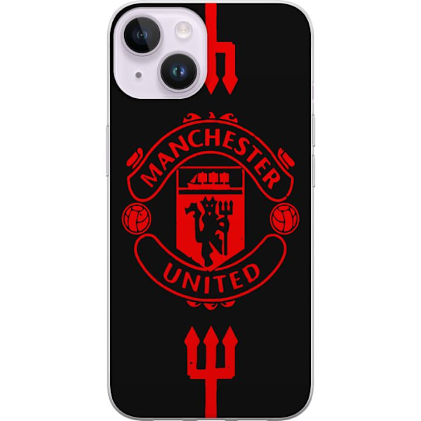 Apple iPhone 14 Gennemsigtig cover ManchesterUnited