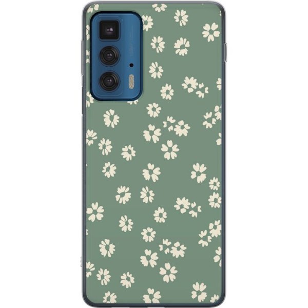Motorola Edge 20 Pro Gennemsigtig cover Blomsterdrøm - Farver