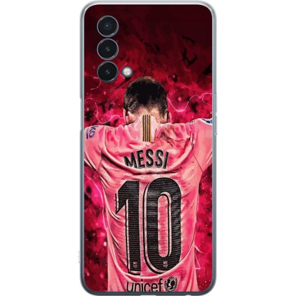 OnePlus Nord N200 5G Gjennomsiktig deksel Messi