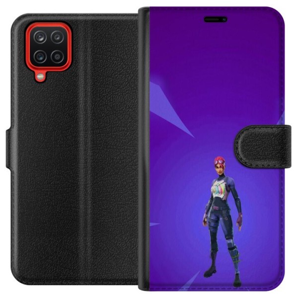 Samsung Galaxy A12 Tegnebogsetui Fortnite - Brite Bomber