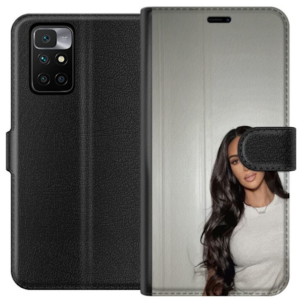 Xiaomi Redmi 10 Tegnebogsetui Kim Kardashian – Iconic Style Collection