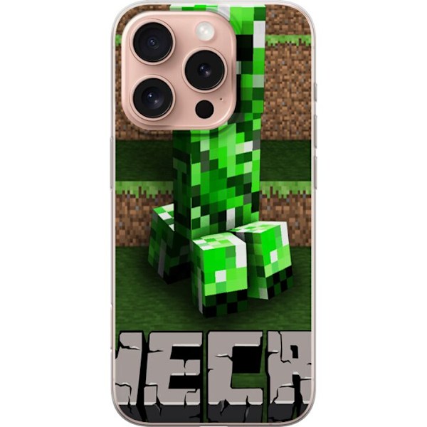 Apple iPhone 16 Pro Gennemsigtig cover Minecraft