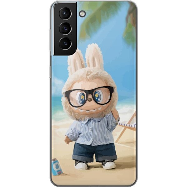 Samsung Galaxy S21+ 5G Läpinäkyvä kuori Labubu Tummat Unelm