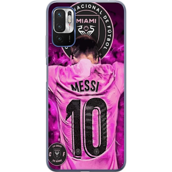 Xiaomi Redmi Note 10 5G Läpinäkyvä kuori Messi