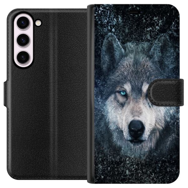 Kompatibelt Plånboksfodral till Samsung Galaxy S23+ Varg