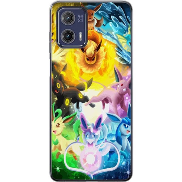 Motorola Moto G73 Genomskinligt Skal Pokemon