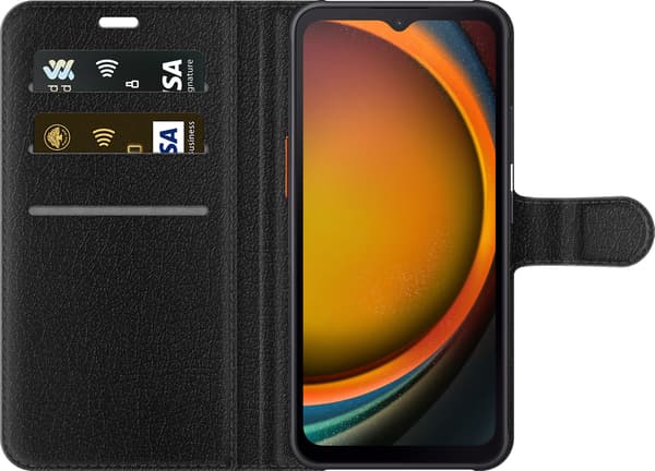 Kompatibel Tegnebogsetui til Samsung Galaxy Xcover7 Blå elgitarr blå