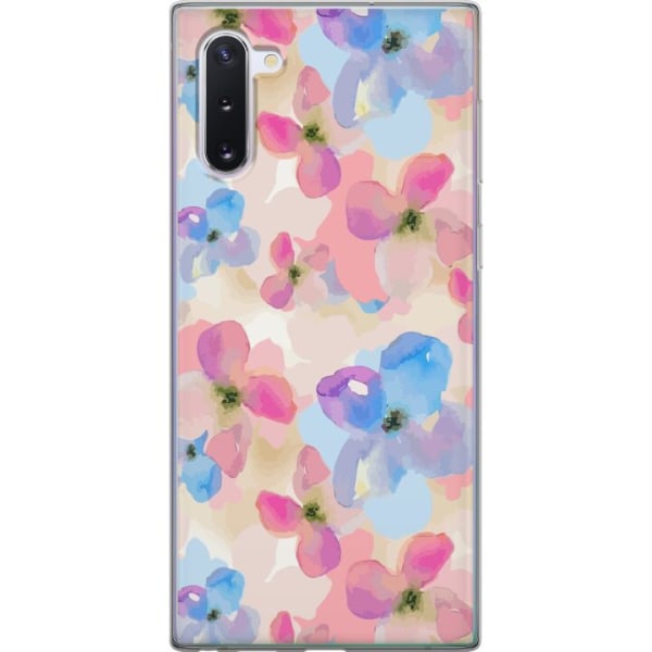 Samsung Galaxy Note10 Gennemsigtig cover Blomsterlykke