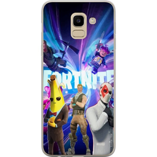 Samsung Galaxy J6 Gennemsigtig cover Fortnite