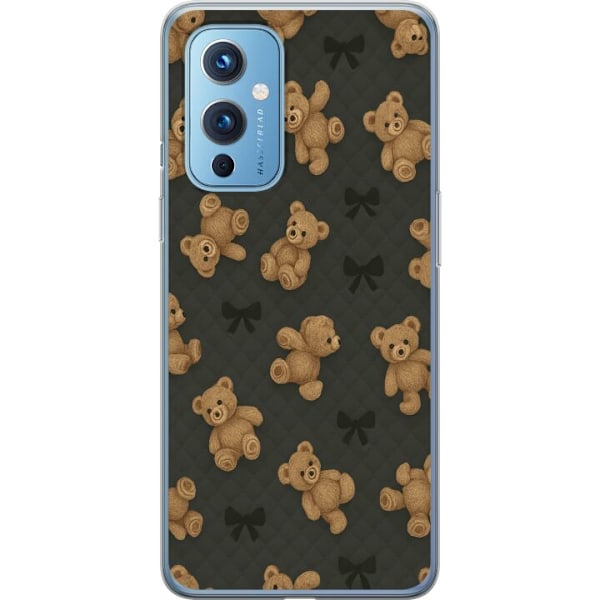 OnePlus 9 Läpinäkyvä kuori Teddy Halauksia