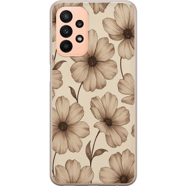 Samsung Galaxy A23 Gennemsigtig cover Pastel Rush