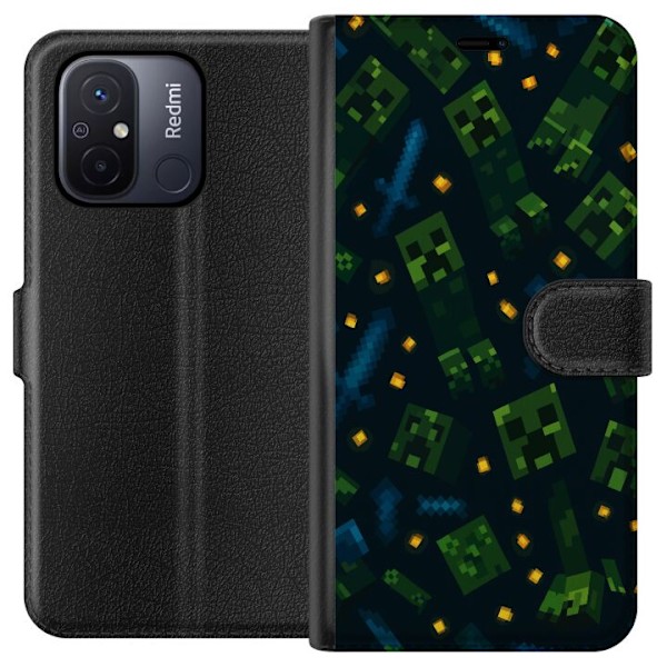 Xiaomi Redmi 12C Tegnebogsetui Minecraft Dungeons Mob