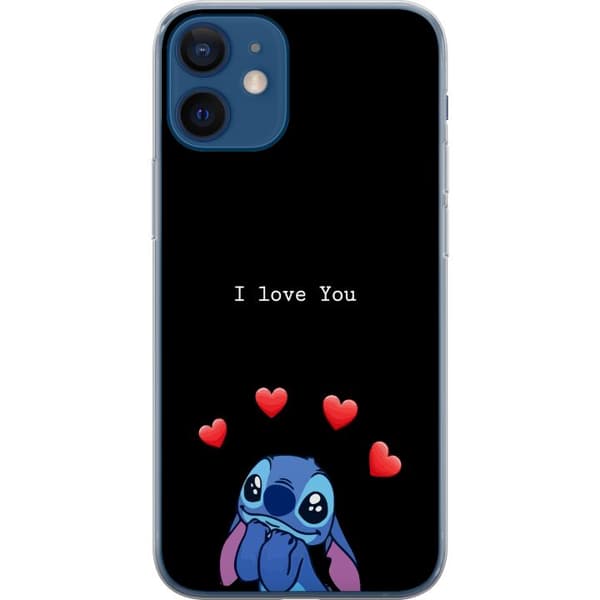 Kompatibelt Mobildeksel til Apple iPhone 12 mini Stitch Kjærlighet