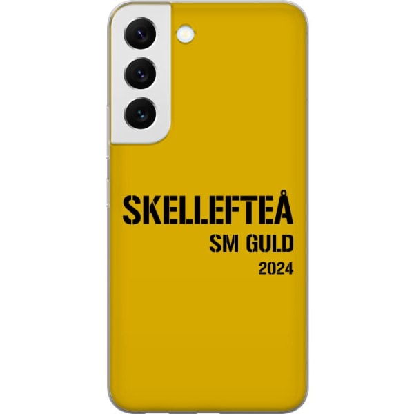 Samsung Galaxy S22 5G Läpinäkyvä kuori Skellefteå SM KULTA