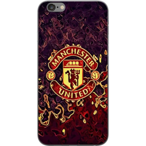 Apple iPhone 6s Plus Läpinäkyvä kuori Manchester United