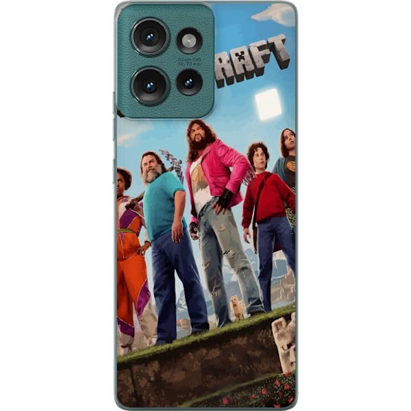 Motorola Edge 50 Läpinäkyvä kuori A Minecraft Movie