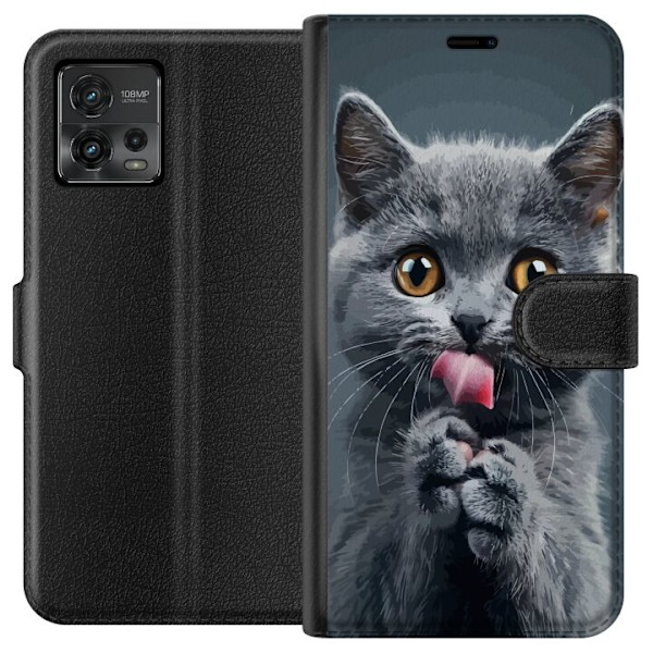 Motorola Moto G72 Lommeboketui Katt