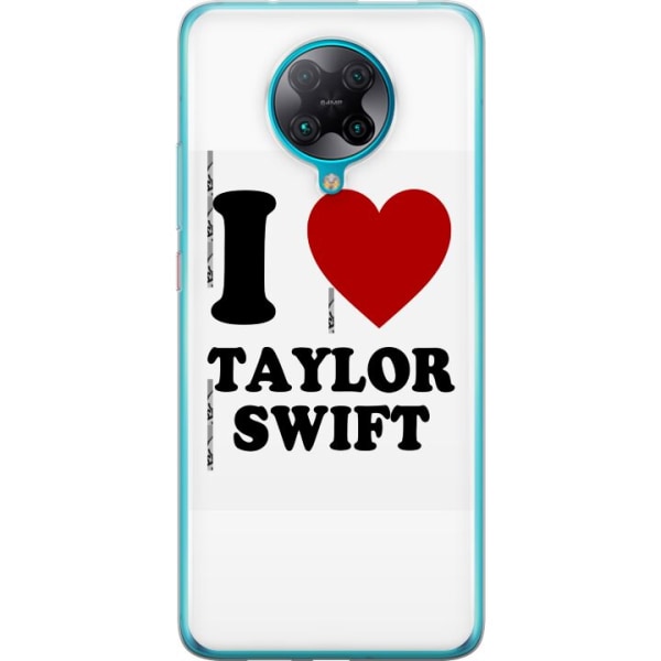 Xiaomi Poco F2 Pro Gennemsigtig cover Taylor Swift