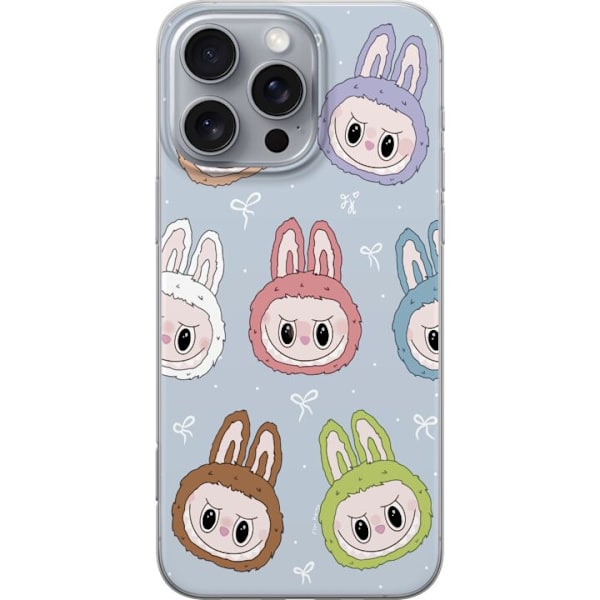 Apple iPhone 16 Pro Max Gennemsigtig cover Labubu Star mønste
