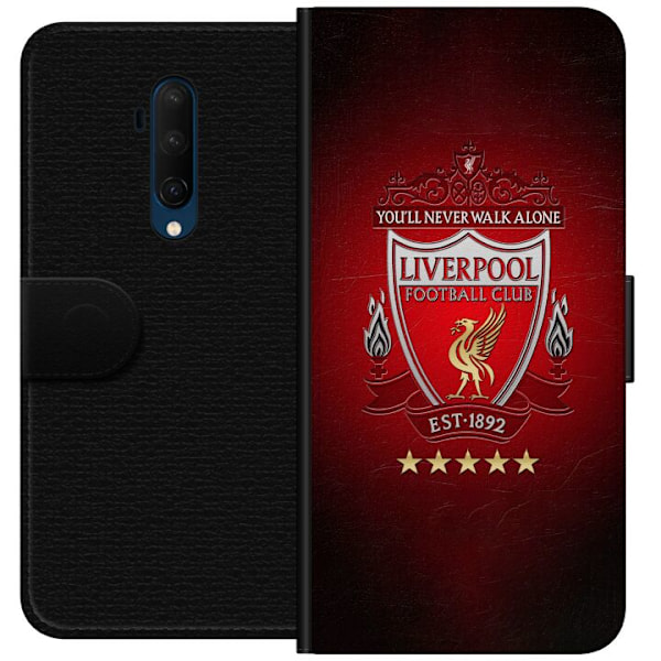 OnePlus 7T Pro Tegnebogsetui YNWA Liverpool
