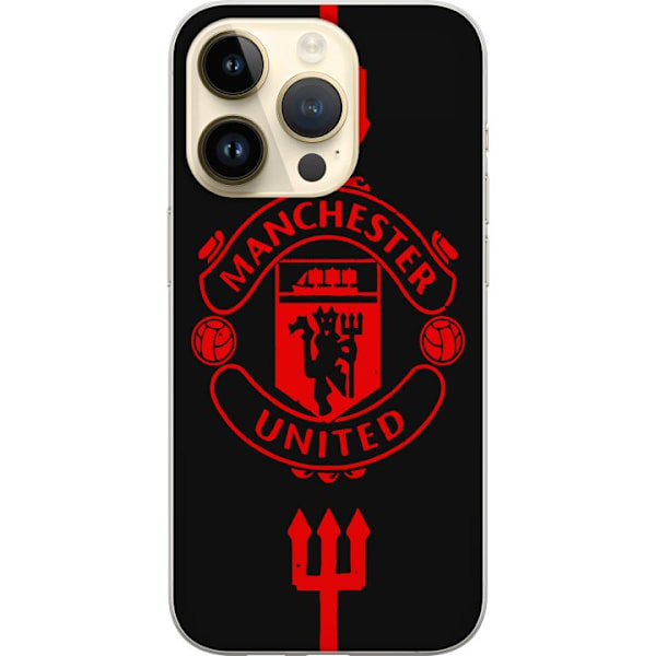 Apple iPhone 15 Pro Gennemsigtig cover ManchesterUnited