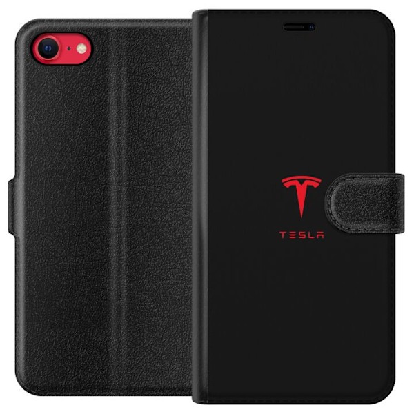 Apple iPhone 7 Plånboksfodral Tesla