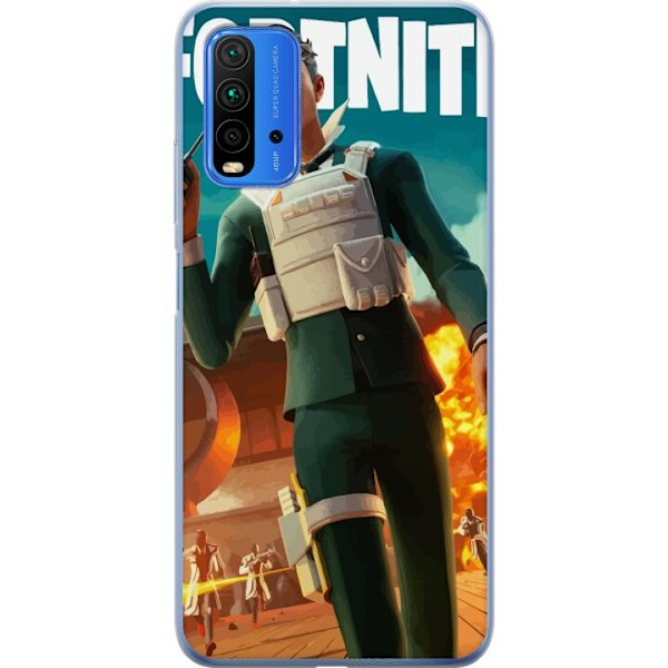 Xiaomi Redmi 9T Läpinäkyvä kuori Fortnite