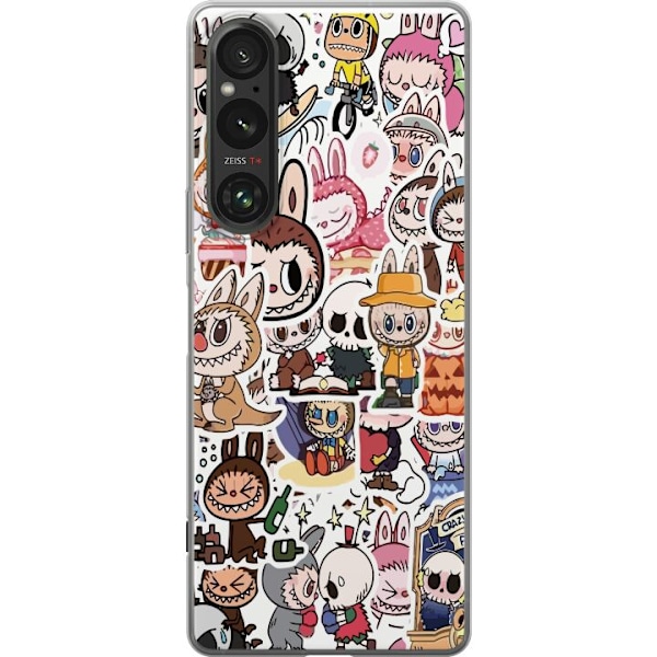 Sony Xperia 1 V Gjennomsiktig deksel Labubu All-Stars – POP