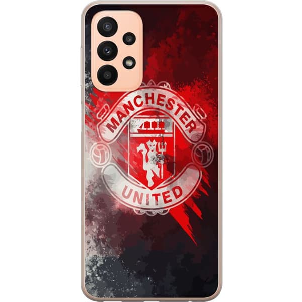 Kompatibelt Mobildeksel til Samsung Galaxy A23 Manchester United