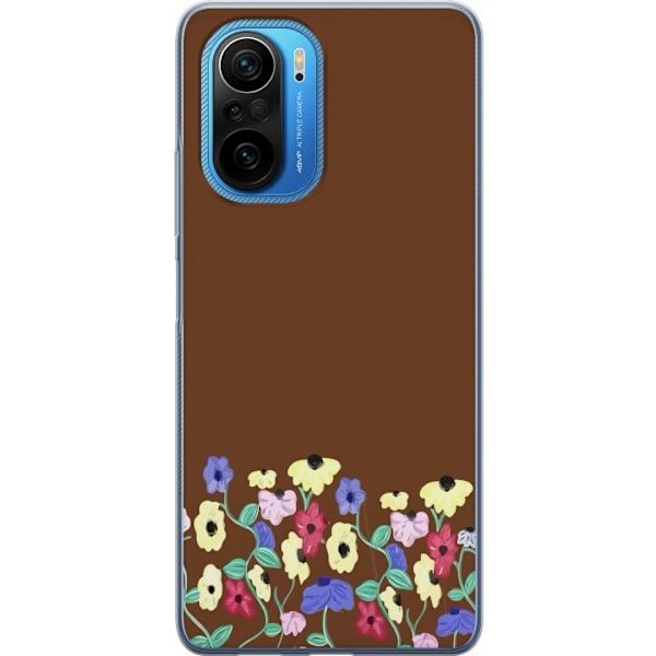 Xiaomi Poco F3 Gjennomsiktig deksel Blomster