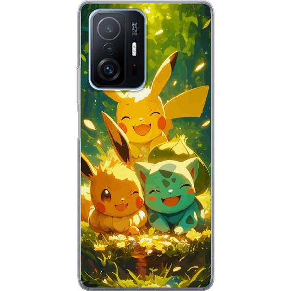 Xiaomi 11T Genomskinligt Skal Pixelmonster spelstil – färgstark design för retroälskande gamers