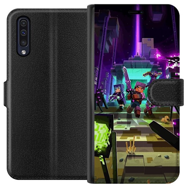 Samsung Galaxy A50 Tegnebogsetui Minecraft