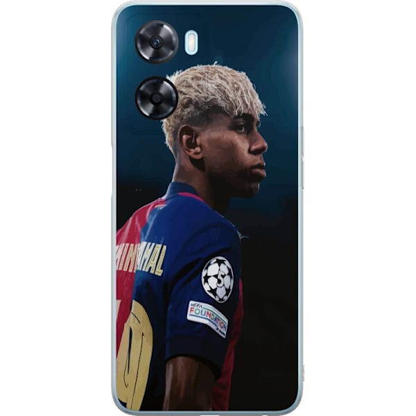 OnePlus Nord N20 SE Läpinäkyvä kuori Lamine Yamal - Barcelonan ihmelapsi fokuksessa