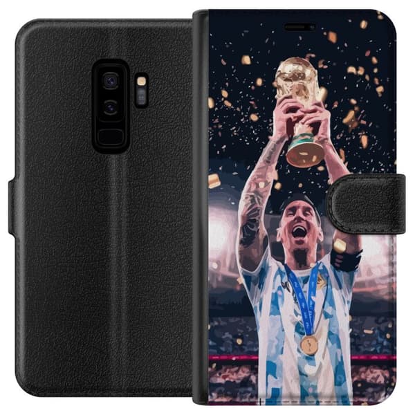 Kompatibel Tegnebogsetui til Samsung Galaxy S9+ Messi
