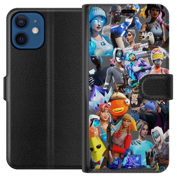 Kompatibelt Plånboksfodral till Apple iPhone 12 mini Fortnite